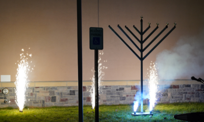 Chanukah Firework Menorah